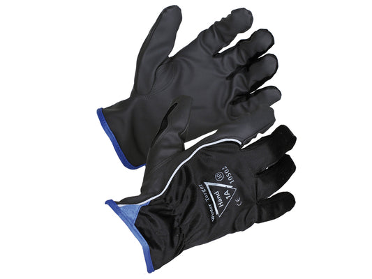 10502 Hand1A Target Pinnoitettu talvikäsine (vuorillinen), myydään nipuissa