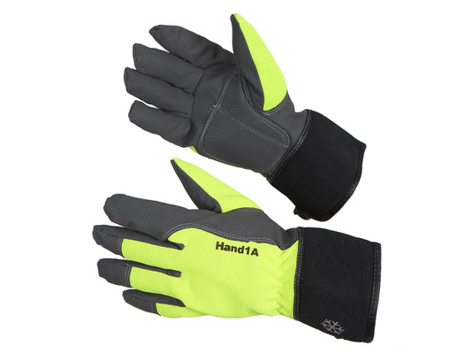 10752 Hand1A Visi-Tuff Pinnoitettu talvikäsine (lämpövuorillinen), myydään nipuissa