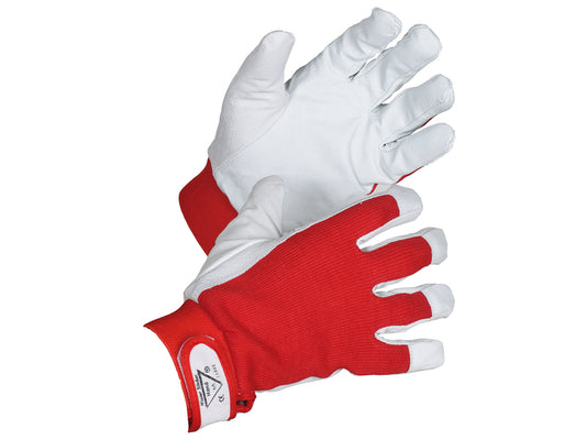 11502 Hand1A Sticker nahkainen talvikäsine (vuorillinen), myydään nipuissa