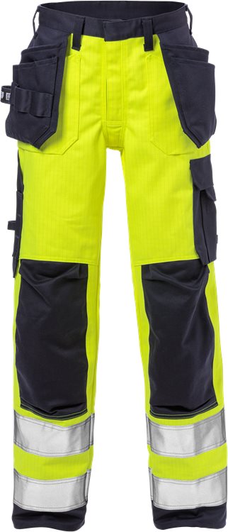 Fristads Flame high vis rakentajan housut naisten lk 2 2589 FLAM