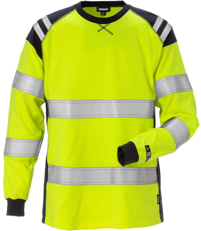 Fristads Flamestat high vis pitkähihainen t-paita naisten lk 3 7097 TFLH