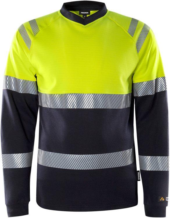 Fristads Palosuojattu flamestat high vis pitkähihainen t-paita LK 1 7107 TFL