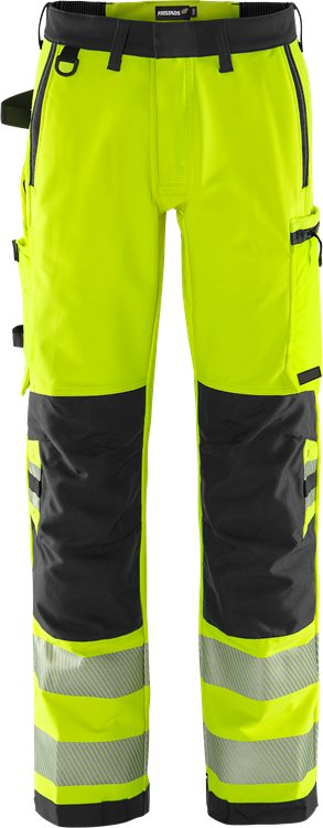 Fristads High vis Green stretch housut lk 2 2645 GSTP