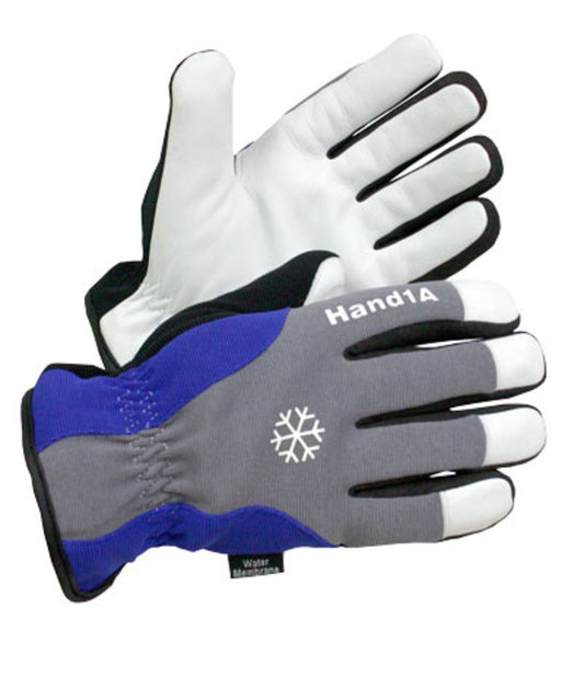2020 Hand1A Nahkainen talvikäsine (lämpövuorillinen), myydään nipuissa