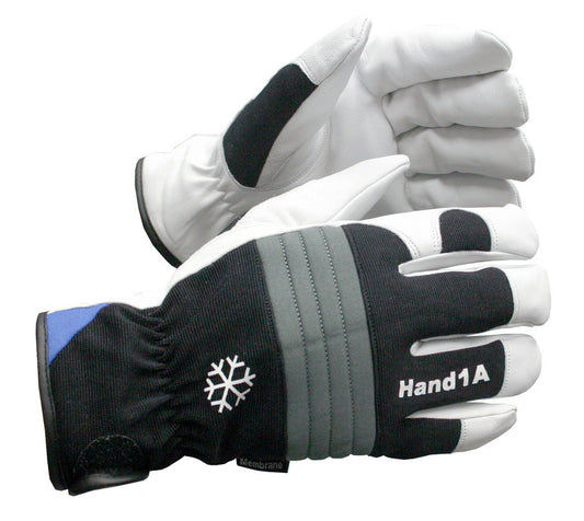 2030 Hand1A Nahkainen talvikäsine (lämpövuorillinen), myydään nipuissa