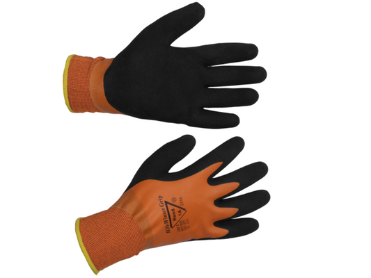 2336 H2O-Winter Grip Kaksinkertainen kumipinnoitettu käsine, myydään nipuissa