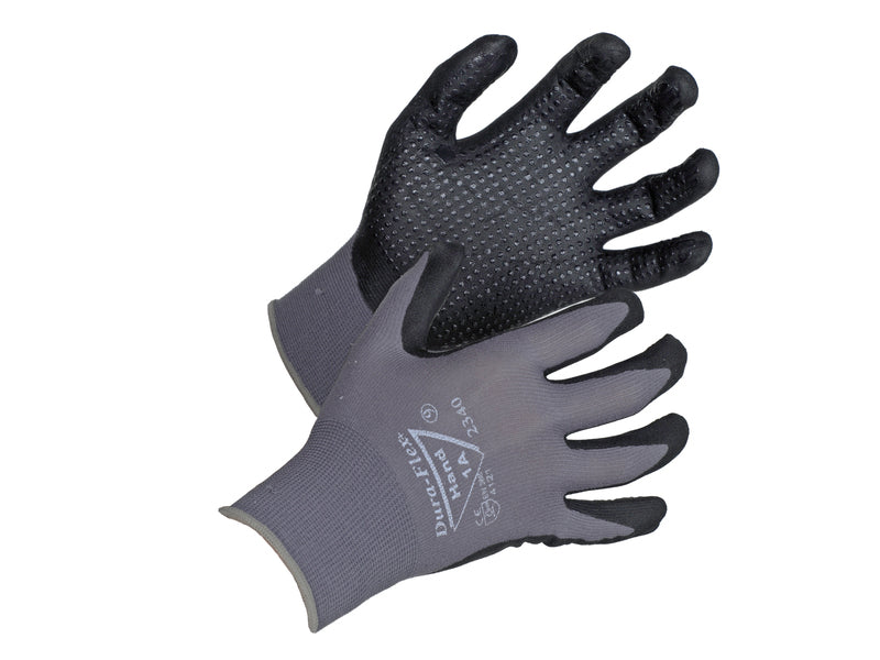 2340 Dura-Flex ohut Nitriilipinnoitettu käsine, myydään nipuissa