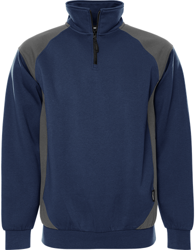 Fristads Collegepaita lyhyt vetoketju 7048 GSM