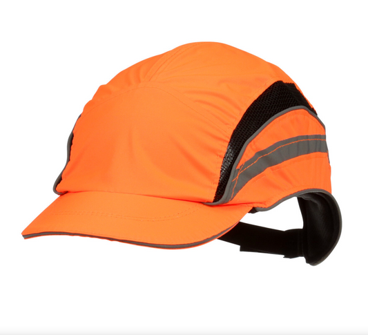 3M First Base 3 Kolhulakki Classic , Hi-Viz oranssi , lyhyt lippa 55 mm