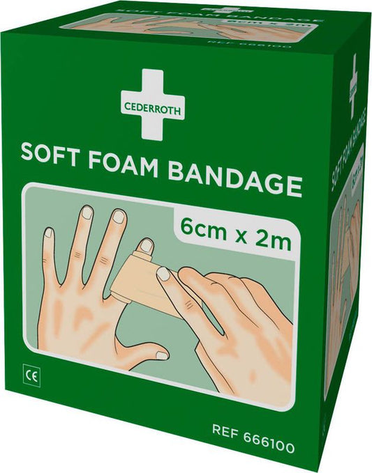 Cederroth Soft laastari Beige    6 cm x 2 m