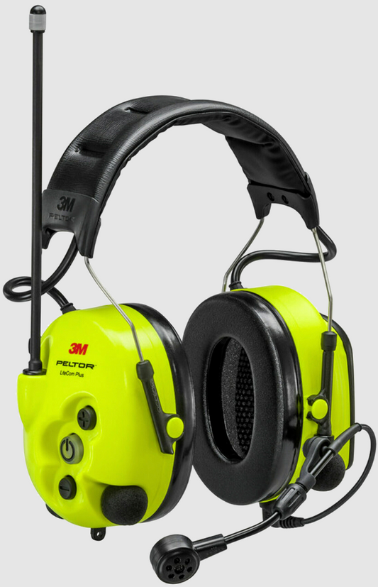 Kuulosuojaimet Peltor, päälakisanka Litecom Plus PMR 446