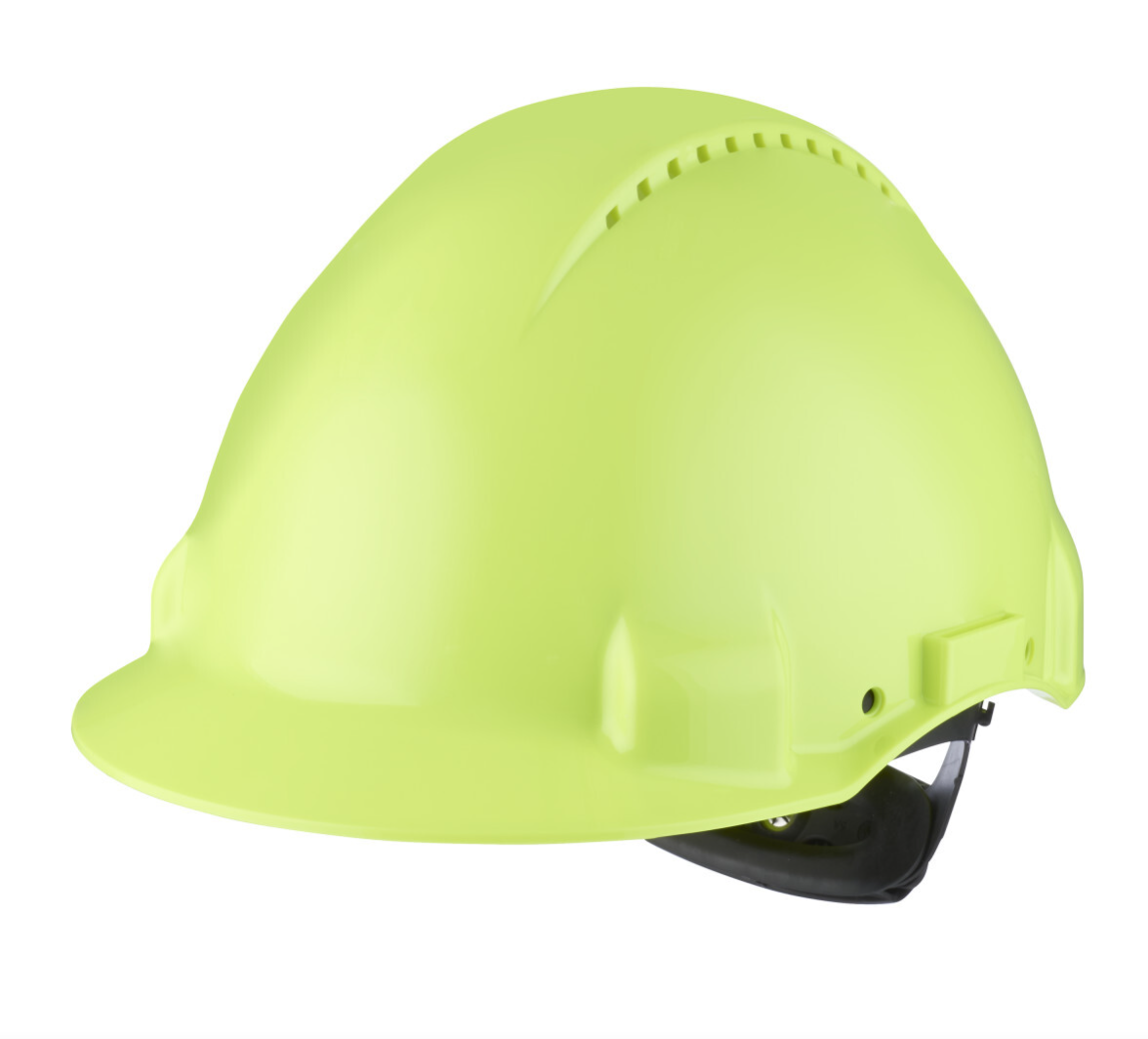 Peltor G3000NUV-GB Uvicator kypärä Hi-Viz ruuvisäädöllä