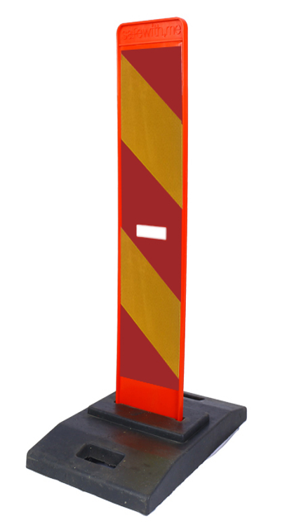 Litteä sulkupylväs oikea/vasen