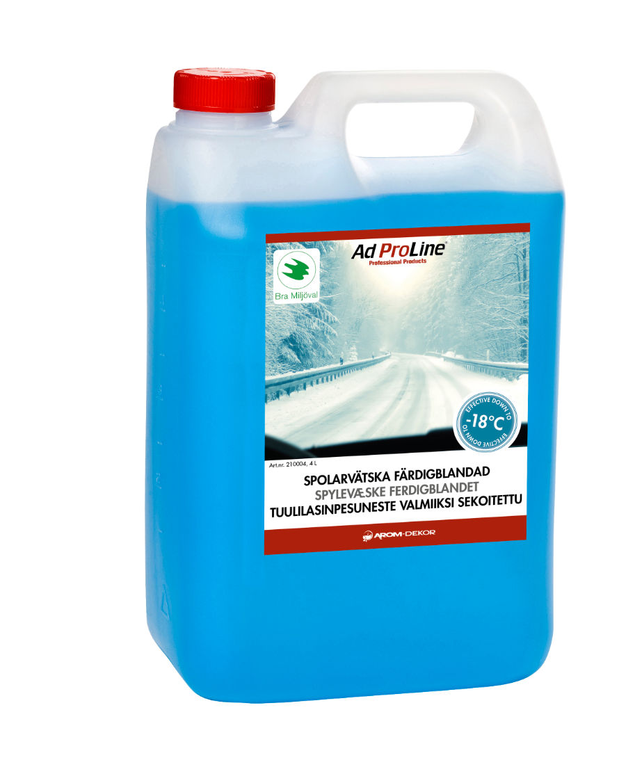 Arom-Dekor Tuulilasinpesuneste  valmiiksi sekoitettu 4L-18C