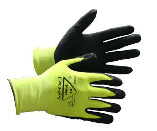 2925 Soft-Cut B HPPE viillonsuojakäsine, erikois-nitriilipinnoitteella, myydään nipuissa