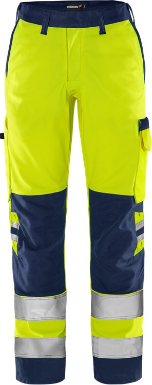 Fristads High vis Green housut naisten LK 2 2642 GPLU