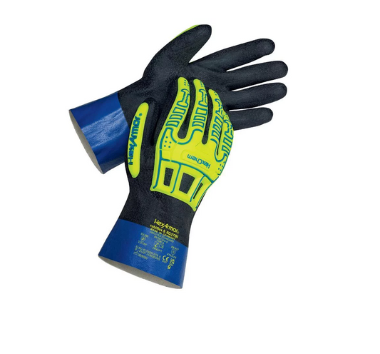 Nitriili- kemikaalisuojakäsine Uvex HexArmor® rubiflex S XG27BI , myydään 10kpl nipuissa