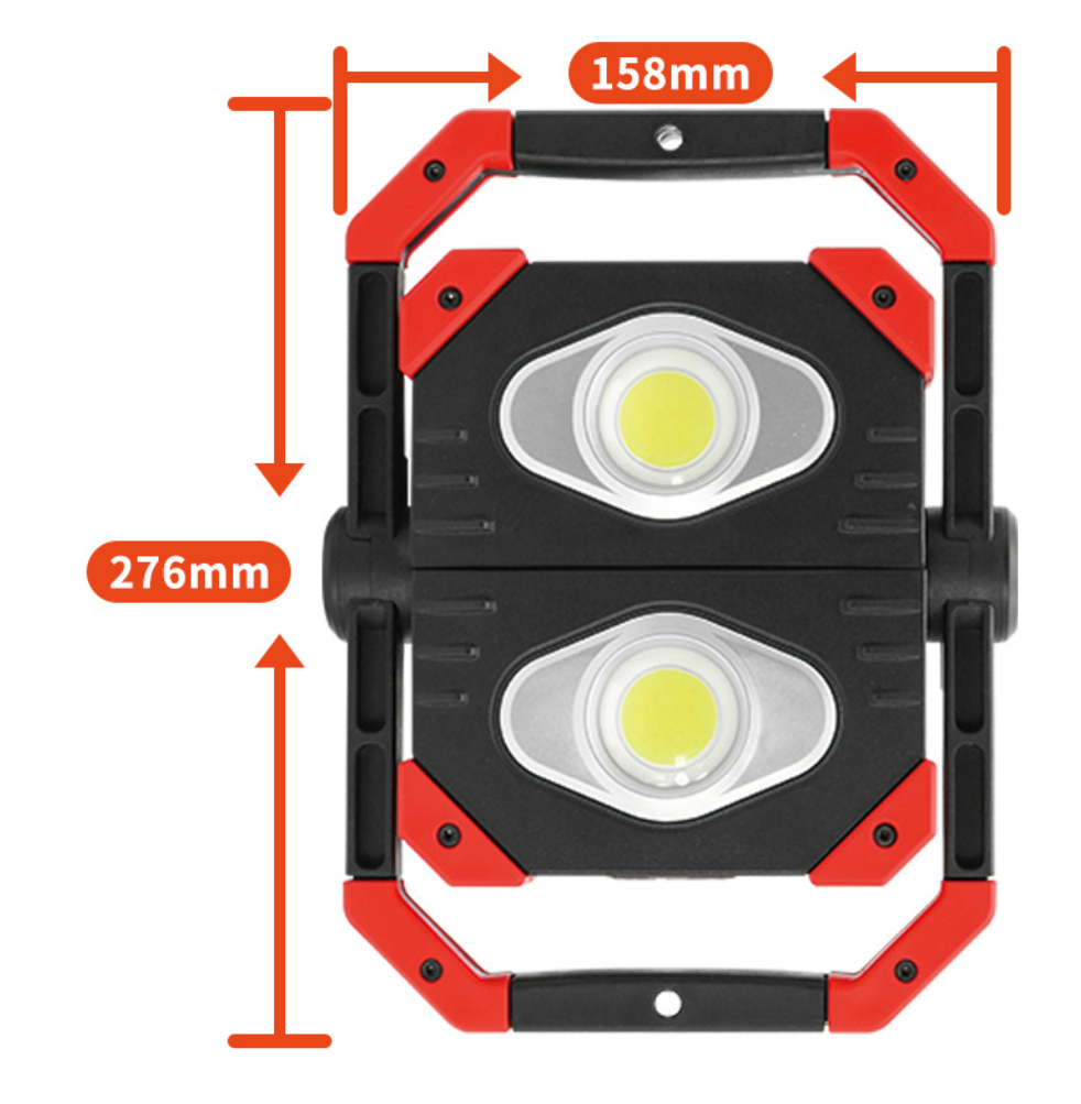Ladattava ja tehokas HZ työvalo S702, 2300 lumen, jopa 15 h käyttöaika