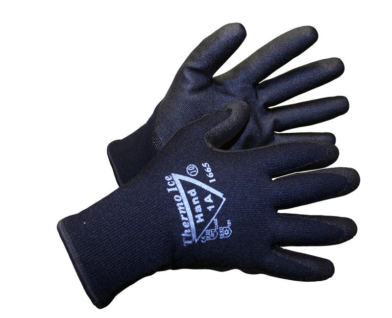 1665 Hand1A Thermo Ice, Pinnoitettu talvikäsine (lämpövuorillinen), myydään nipuissa